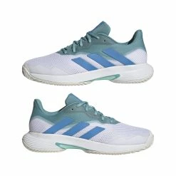 Chaussures De Tennis Adidas 90 CourtJam Control -France Batterie pour vélo électrique Soldes Boutique adidas gy4002 12 footwear photography mirrored pair view white 000