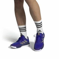 Chaussures Indoor Adidas Crazyflight -France Batterie pour vélo électrique Soldes Boutique adidas hq3488 11 footwear on model front view white