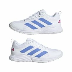 Chaussures Indoor Femme Adidas Court Team Bounce 2.0 -France Batterie pour vélo électrique Soldes Boutique adidas hr1234 10 footwear photography mirrored pair view white
