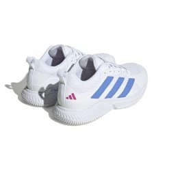 Chaussures Indoor Femme Adidas Court Team Bounce 2.0 -France Batterie pour vélo électrique Soldes Boutique adidas hr1234 7 footwear photography back lateral top view white
