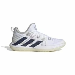 Chaussures Indoor Adidas Stabil Next Gen -France Batterie pour vélo électrique Soldes Boutique adidas hr1343 1 footwear photography side lateral center view white