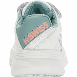 Chaussures De Tennis Enfant K-Swiss Court Express Strap Omni -France Batterie pour vélo électrique Soldes Boutique k swiss 56610109m blanc bleu nile desert 5