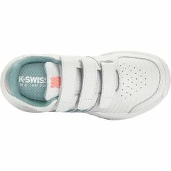Chaussures De Tennis Enfant K-Swiss Court Express Strap Omni -France Batterie pour vélo électrique Soldes Boutique k swiss 56610109m blanc bleu nile desert 6