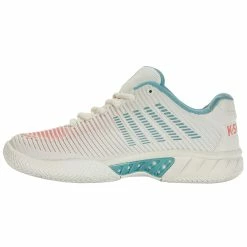 Chaussures De Tennis Femme K-Swiss Hypercourt Express 2 -France Batterie pour vélo électrique Soldes Boutique k swiss 96613143m blanc bleu nile desert 3