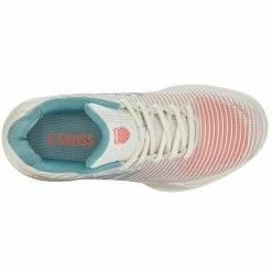 Chaussures De Tennis Femme K-Swiss Hypercourt Express 2 -France Batterie pour vélo électrique Soldes Boutique k swiss 96613143m blanc bleu nile desert 6