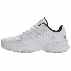 Chaussures De Tennis Femme K-Swiss Court Express Hb -France Batterie pour vélo électrique Soldes Boutique k swiss 96750196m blanc noir or rose 3